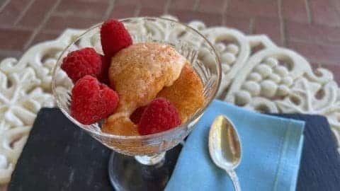 Peach and Honey Sorbet